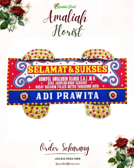 Papan Bunga Ucapan Selamat Ciluk